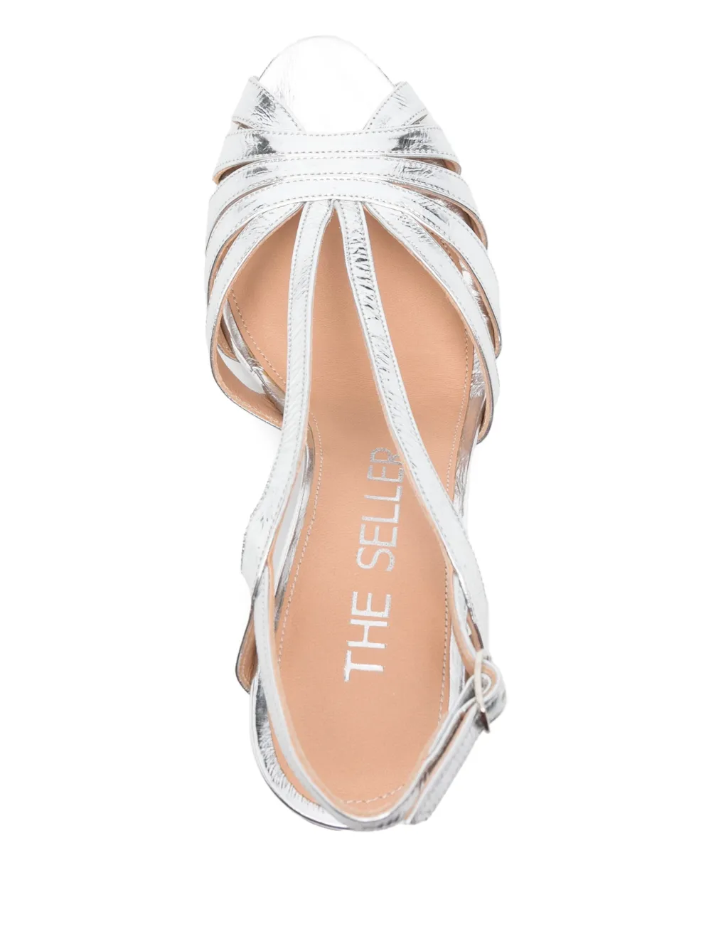 The Seller Leren sandalen Zilver