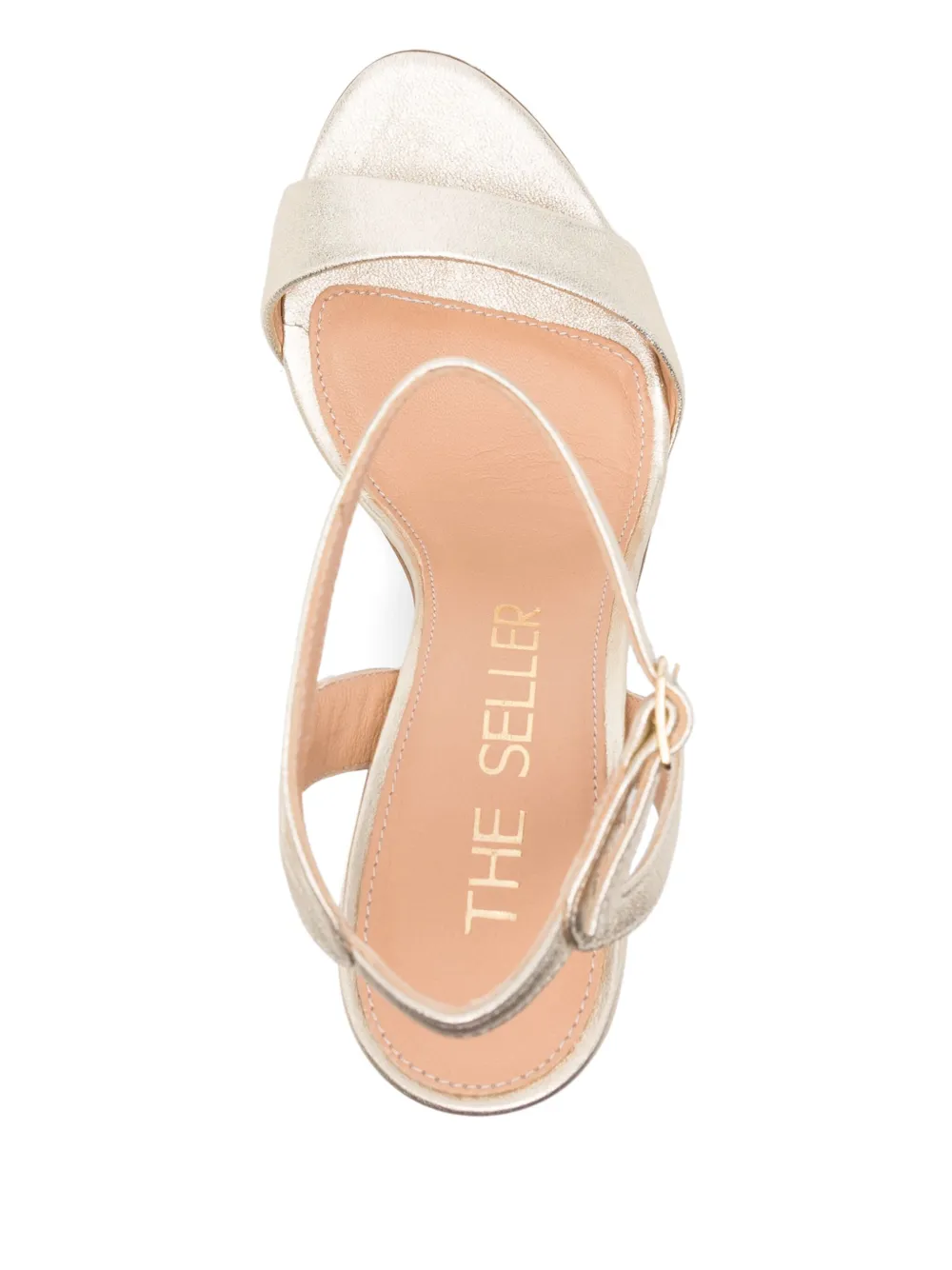The Seller Leren sandalen Goud