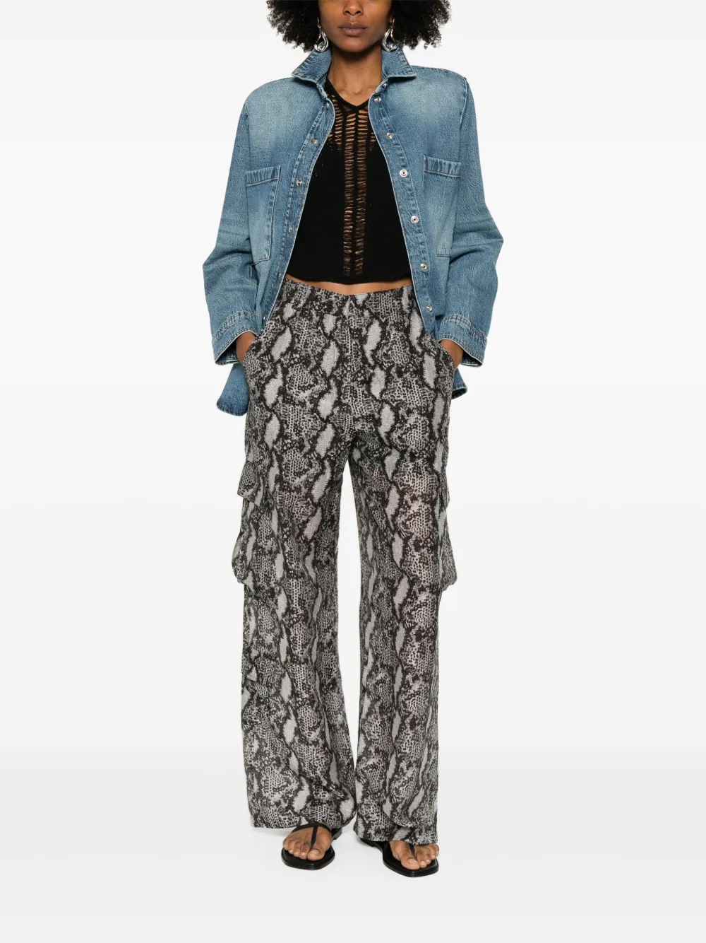 IRO Spijkerjack Blauw