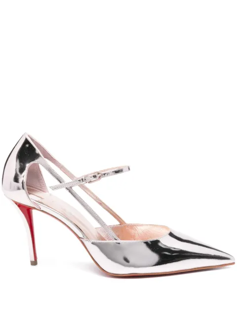 Christian Louboutin حذاء ميتاليك بكعب 90 ملم