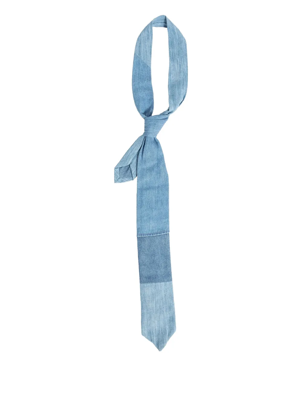 E.l.v Denim Patchwork Denim Tie In Blue