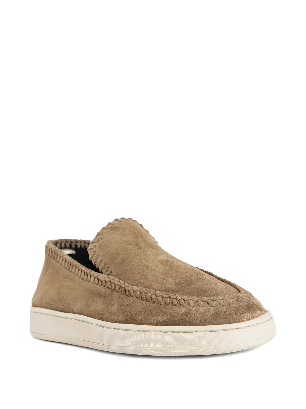 Officine Creative suede stitched loafers | Image 2