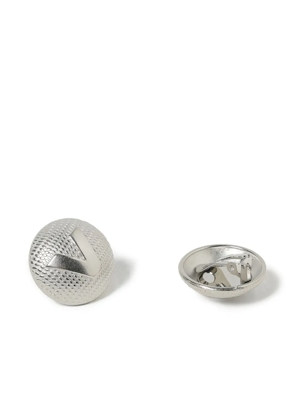 VETEMENTS V-button brass earrings | Image 2