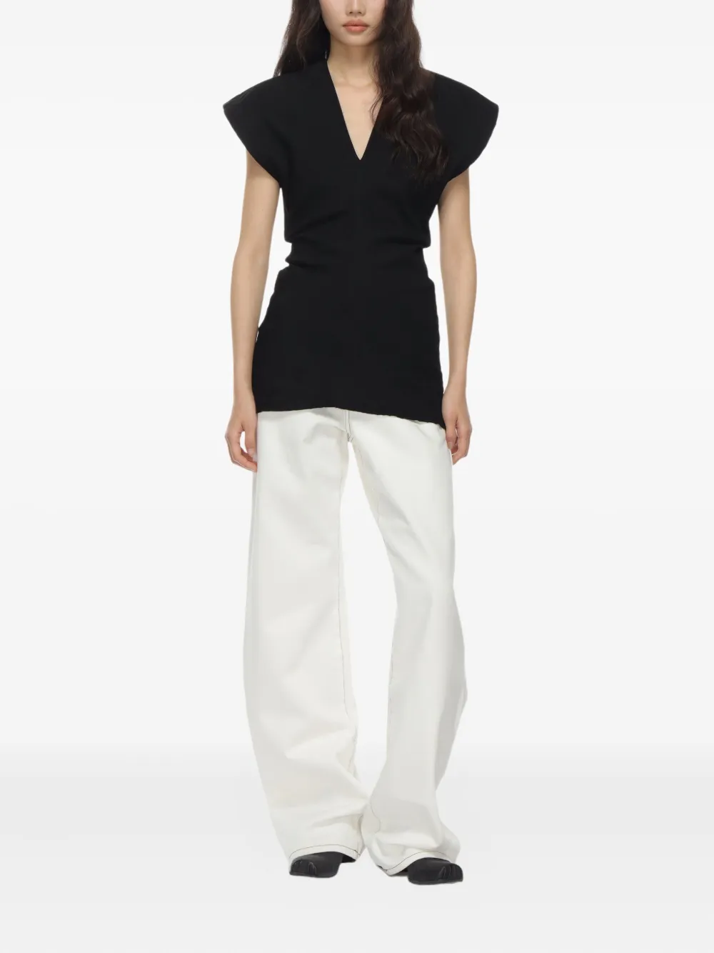 Uma Wang Tubi top - Zwart