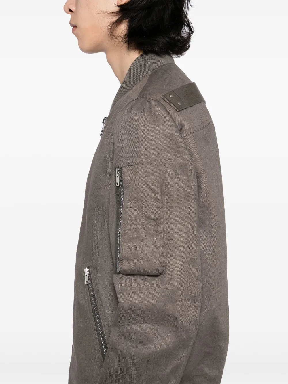 Rick Owens Classic Flight jack Grijs