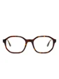 Peter & May Walk Lt22 Isabelle geometric-frame glasses - Brown