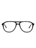 Peter & May Walk acetate pilot-frame glasses - Black