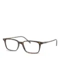 Oliver Peoples tortoiseshell-effect glasses - Brown