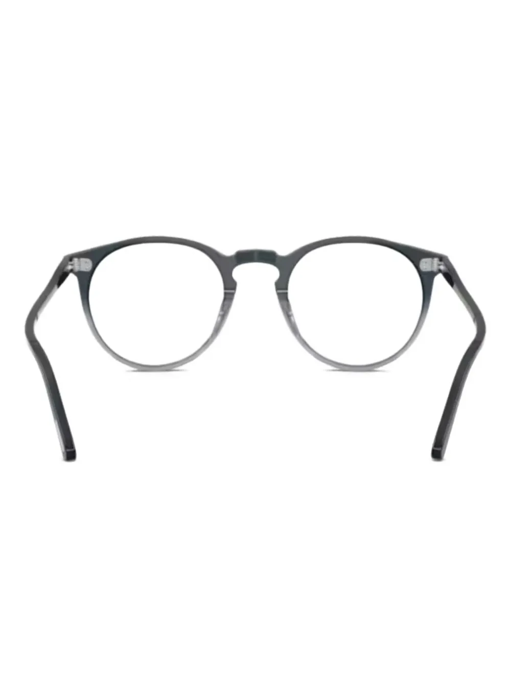 Oliver Peoples Zonnebril met pantos montuur Zwart