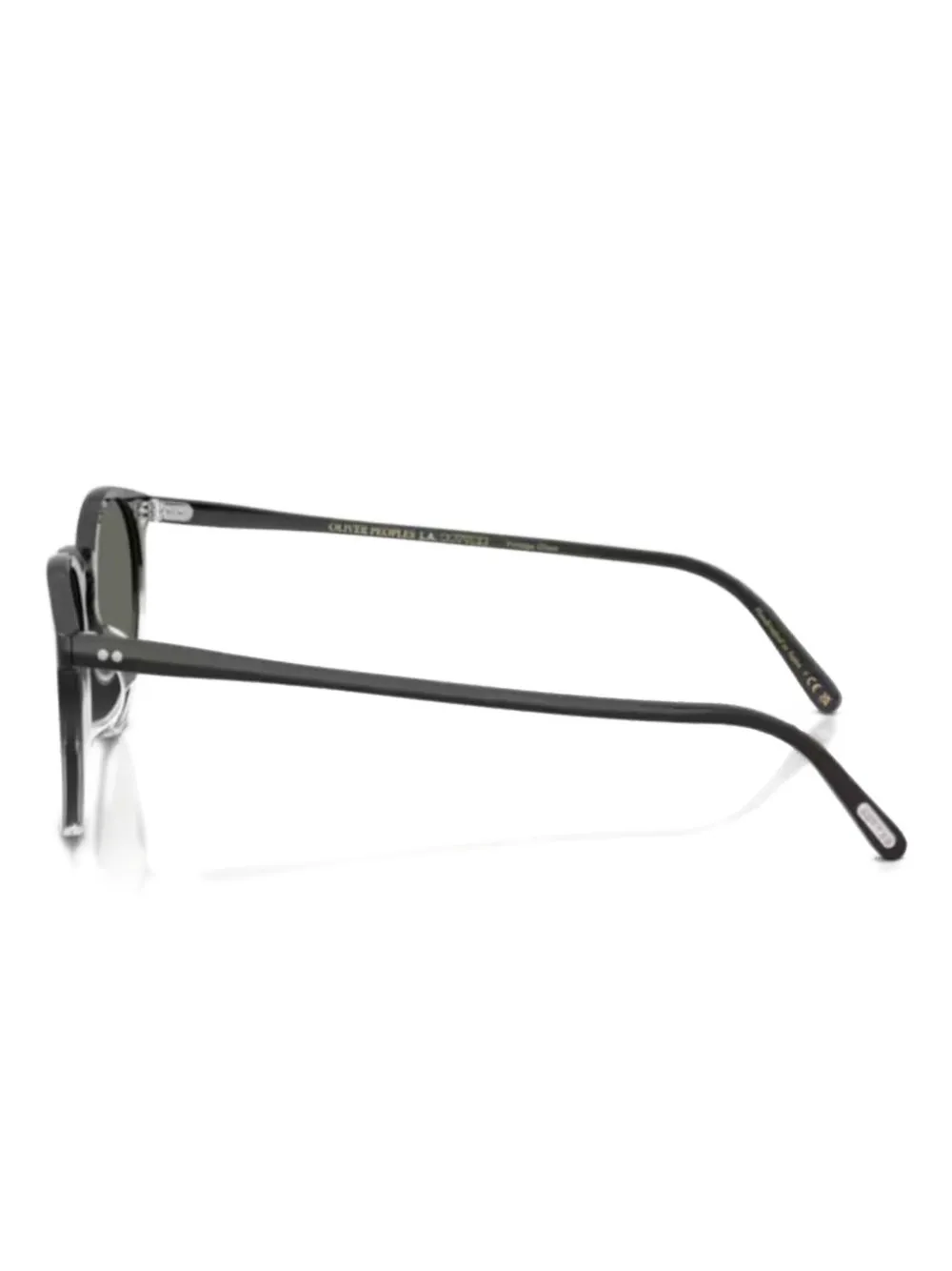 Oliver Peoples O'Malley zonnebril met rond montuur Zwart
