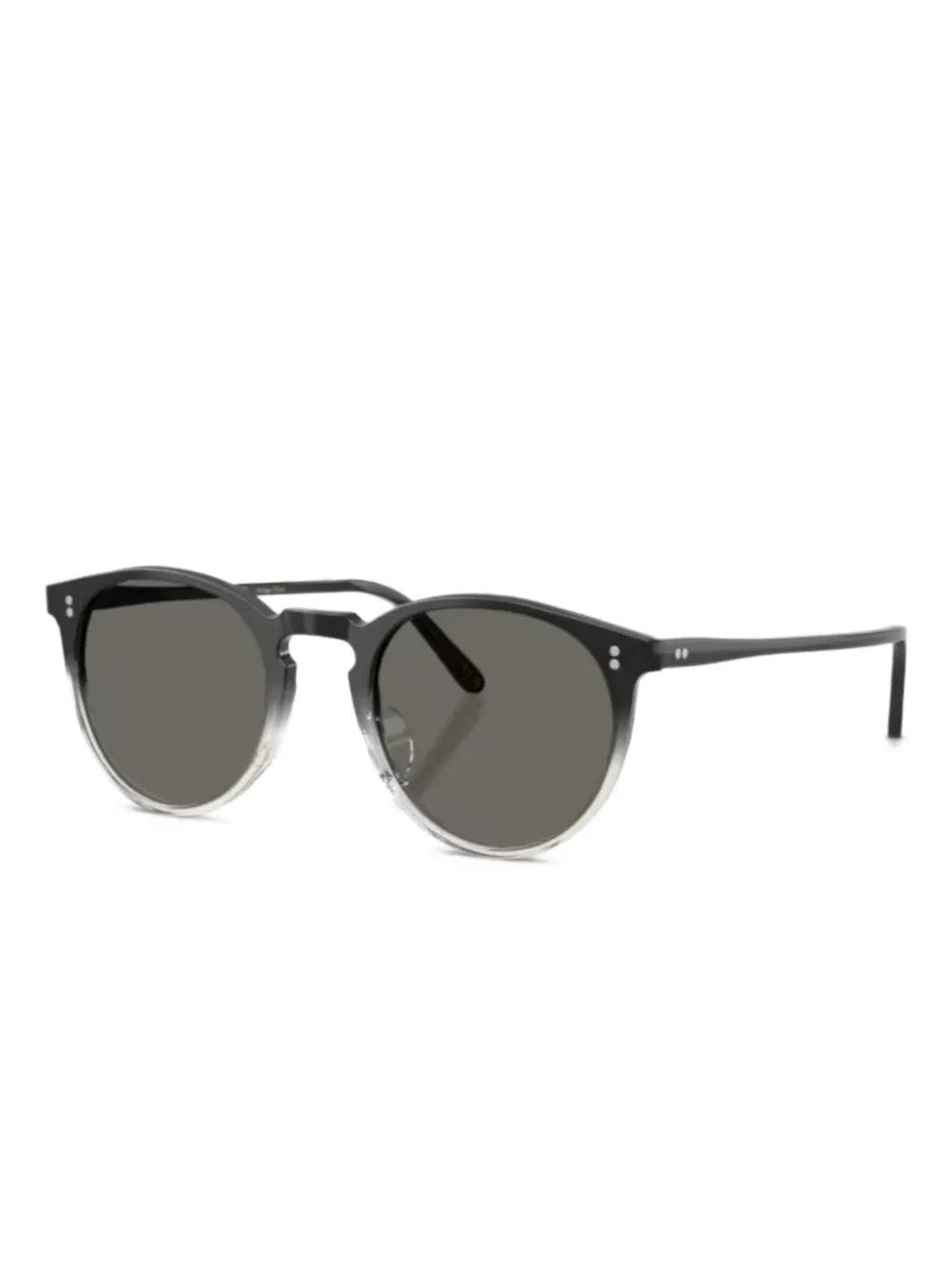 Oliver Peoples O'Malley zonnebril met rond montuur Zwart