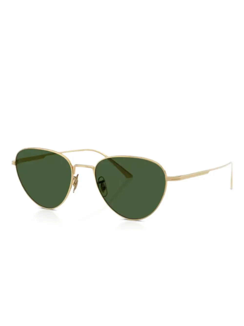 Oliver Peoples x Khaite 1991C zonnebril Goud
