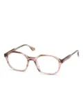 Peter & May Walk rectangle-frame glasses - Neutrals