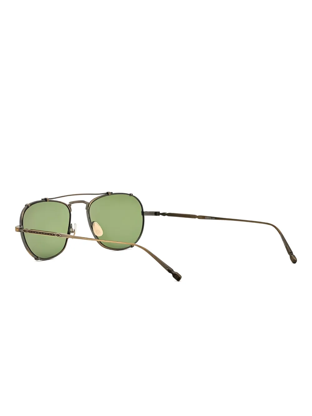 Matsuda Zonnebril met rond montuur Goud