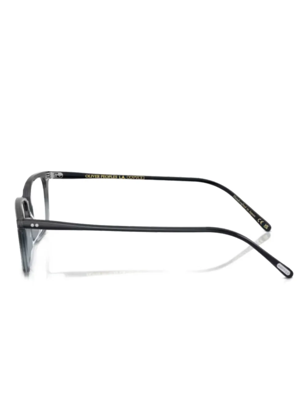 Oliver Peoples Bril met rechthoekig montuur Grijs