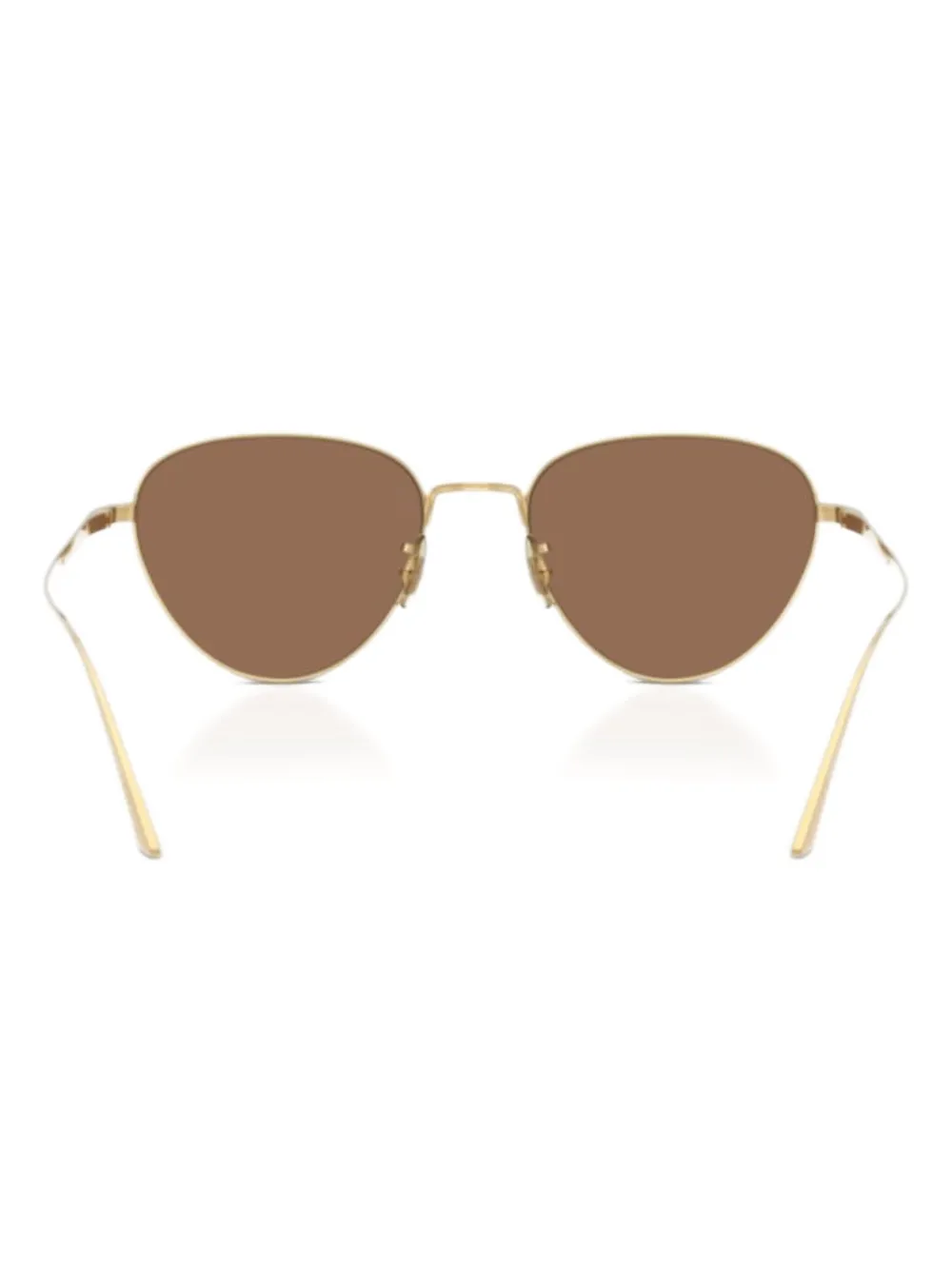 Oliver Peoples x Khaite 1991C zonnebril Goud