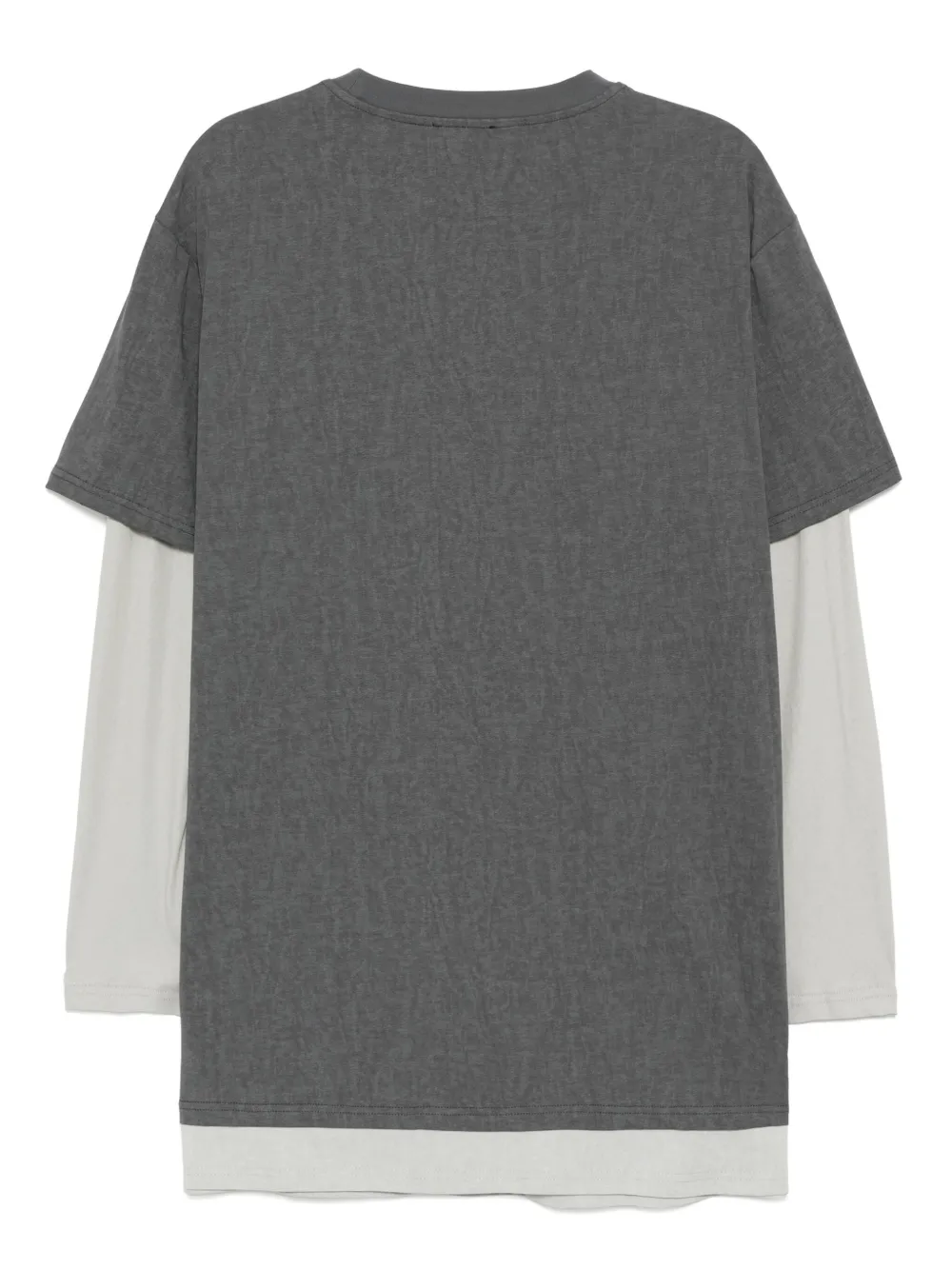 tout a coup Gelaagd T-shirt Grijs