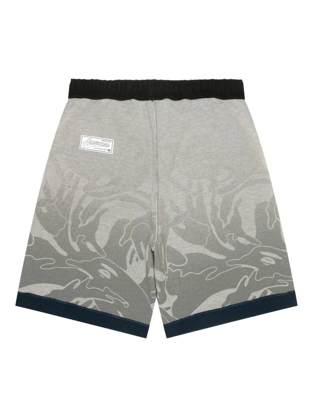 AAPE BY *A BATHING APE Shorts met grafische print Zwart