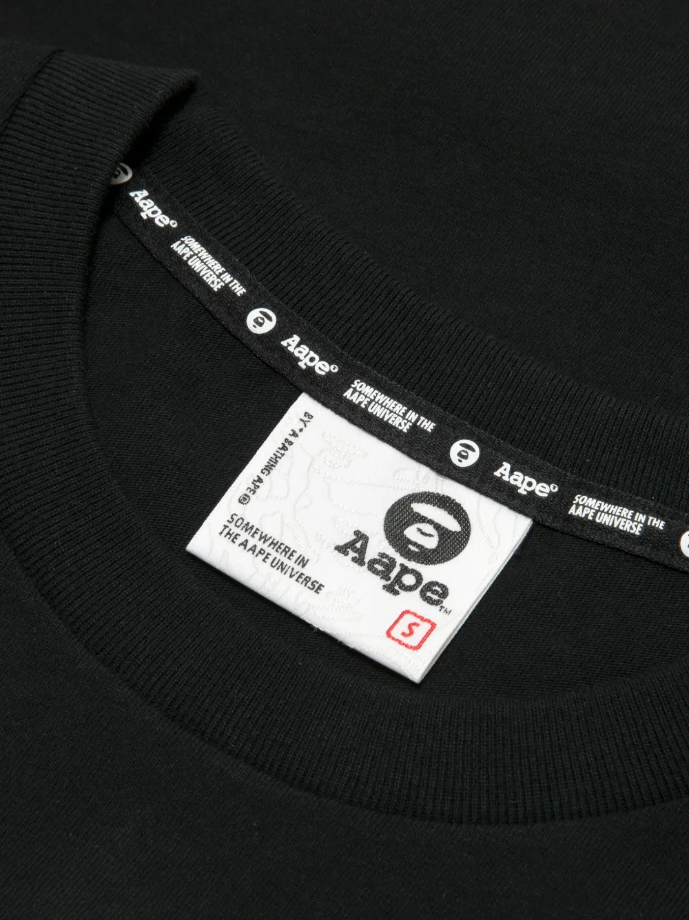 AAPE BY *A BATHING APE T-shirt met grafische ster Zwart