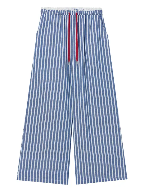 tout a coup striped wide-leg trousers