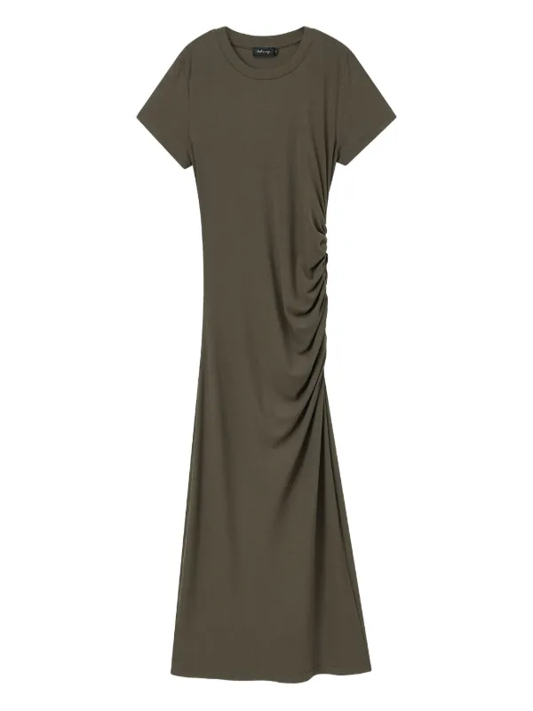 olive green t shirt dress ROSETTA GETTY | Women's | Combo T-Shirt Dress | OLIVE Dress DAY