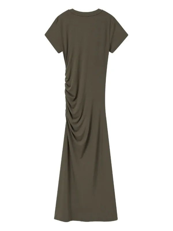 Tout a Coup Ruched T-shirt Dress | Brown | FARFETCH