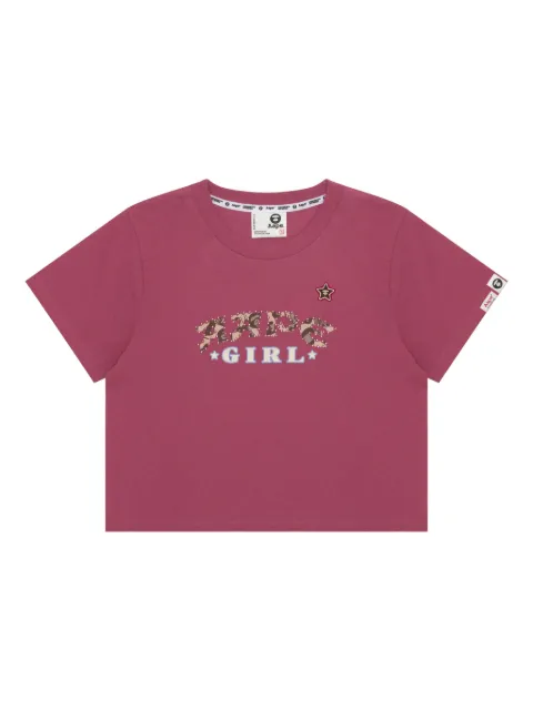 AAPE BY *A BATHING APE® graphic star-print T-shirt