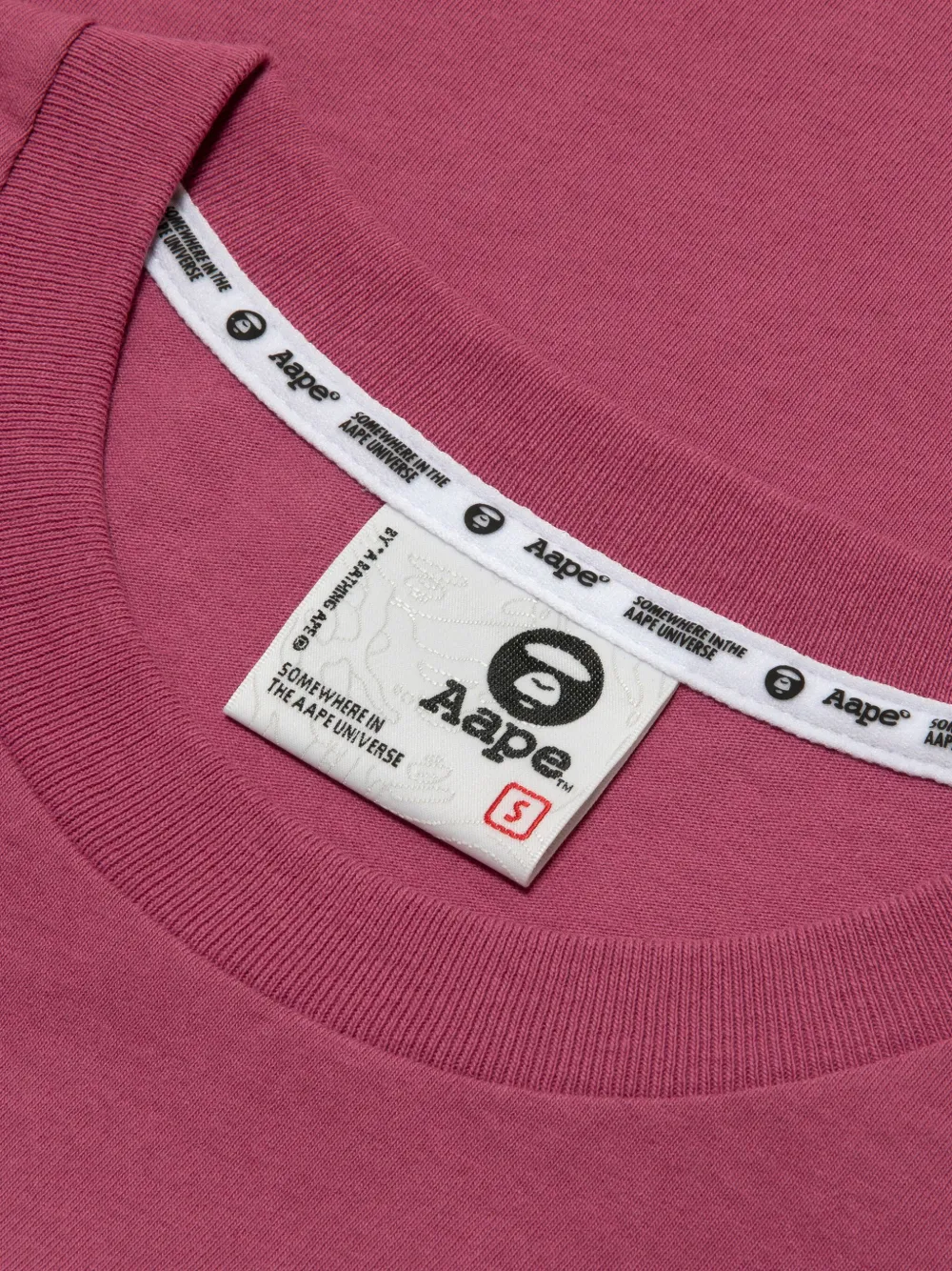 AAPE BY *A BATHING APE T-shirt met grafische print Rood