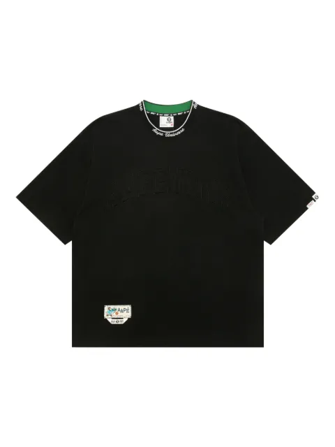 AAPE BY *A BATHING APE® logo-embroidered T-shirt