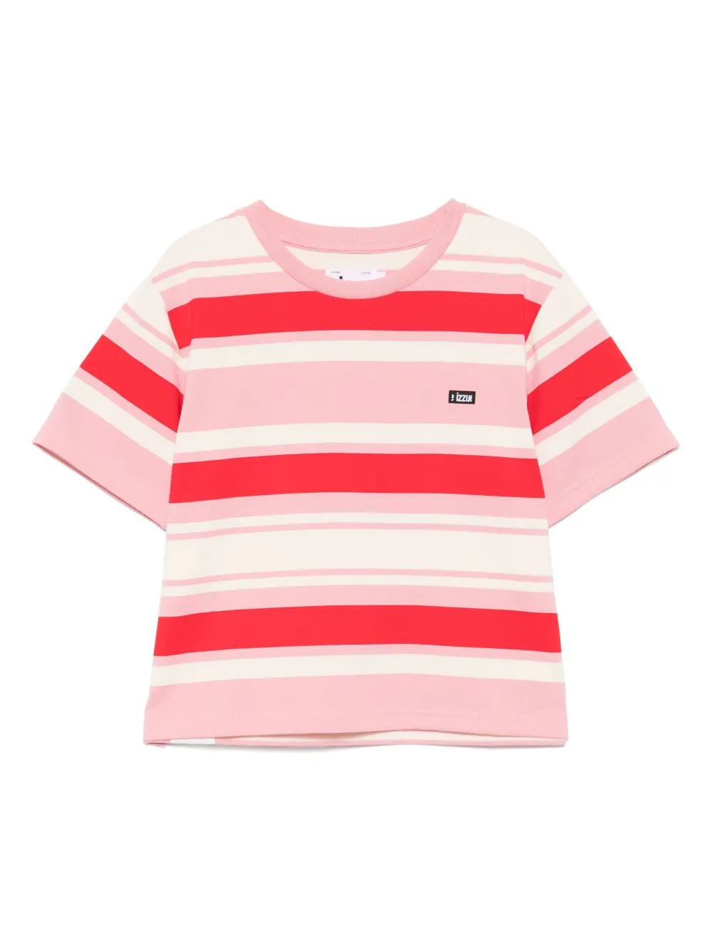 striped logo T-shirt