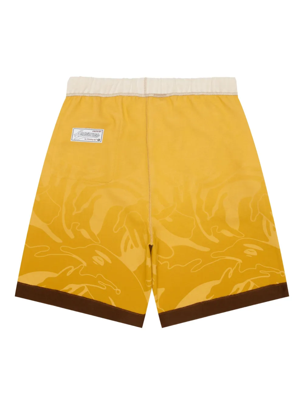AAPE BY *A BATHING APE Shorts met logoprint Beige