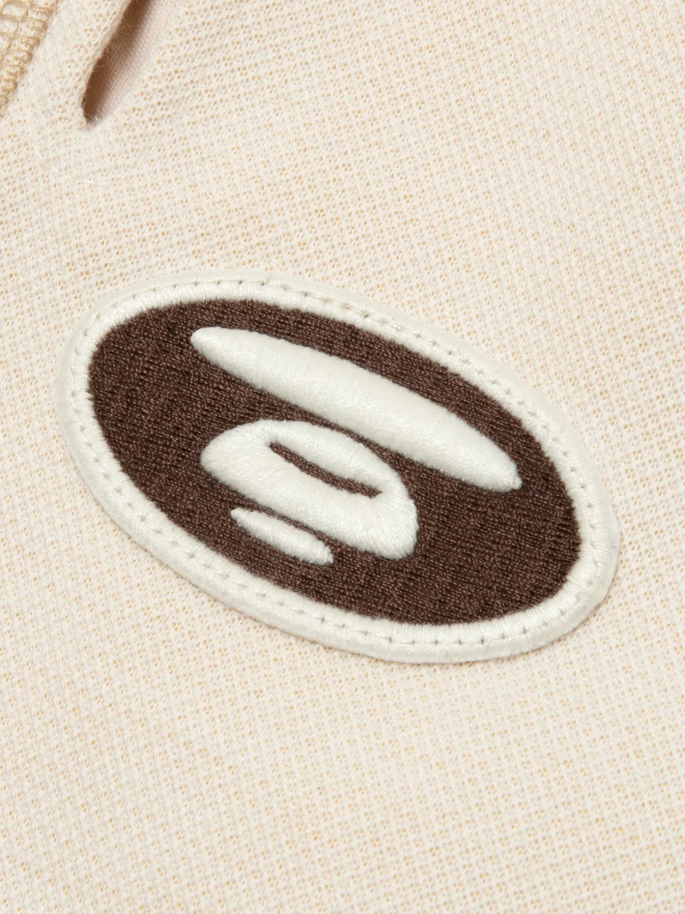 AAPE BY *A BATHING APE Shorts met logoprint Beige