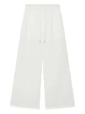 tout a coup elasticated wide-leg trousers - White
