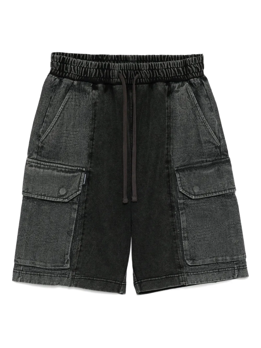 FIVE CM logo-patch cargo shorts | Black | Image 1