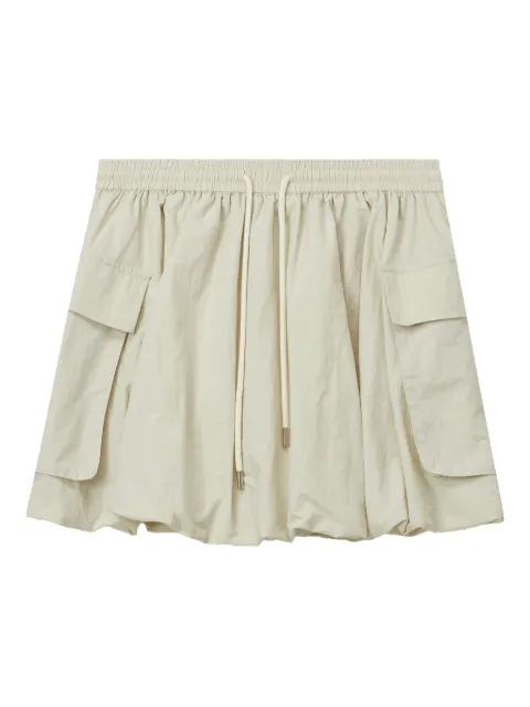 tout a coup drawstring pocket mini skirt