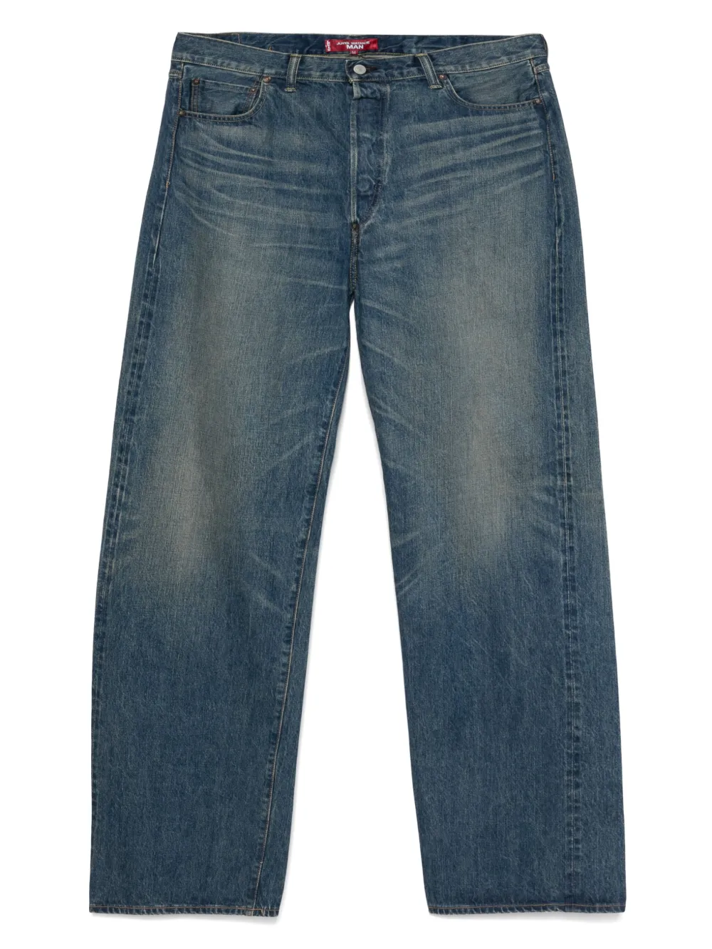 Junya Watanabe MAN Jeans met logopatch Blauw