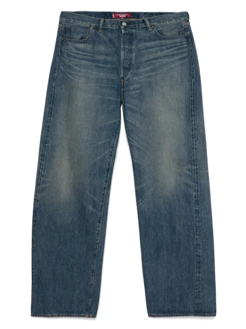 Junya Watanabe MAN logo-patch jeans