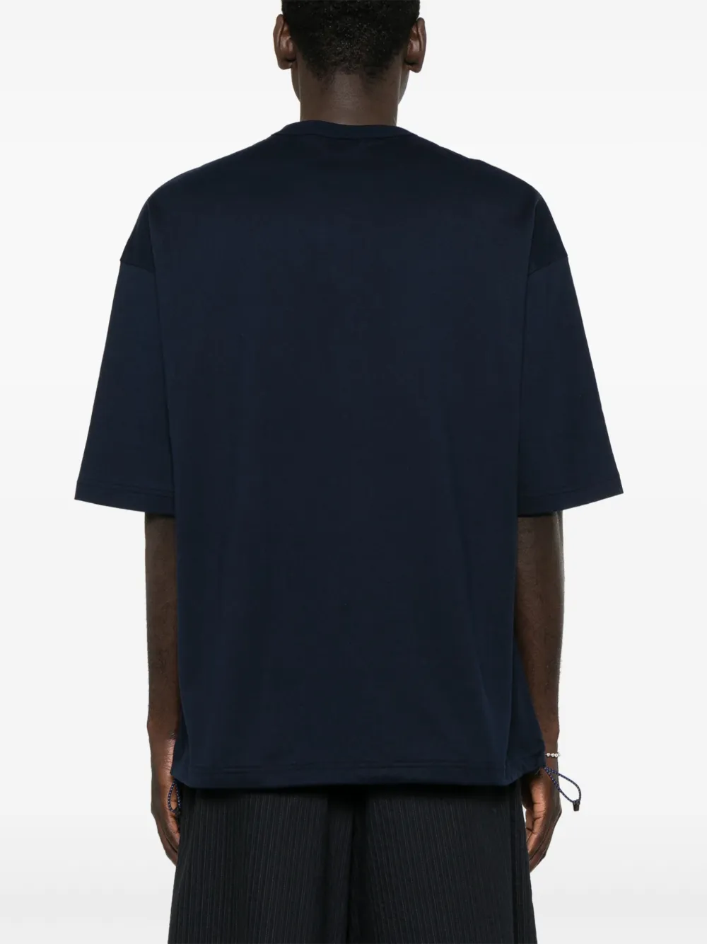 Comme des Garçons Homme T-shirt met logoprint Blauw