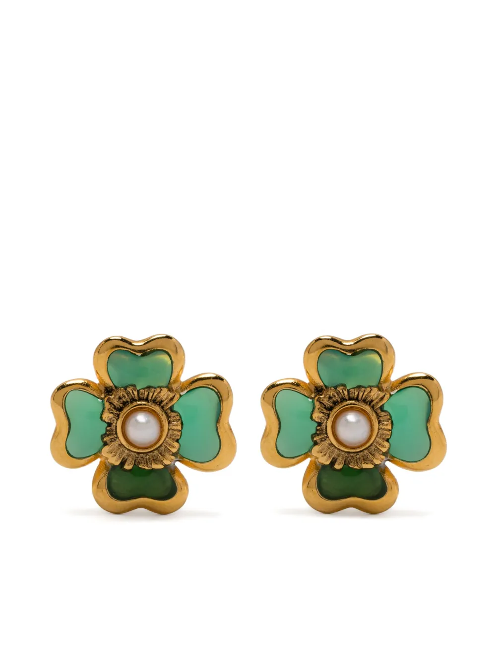Goossens aretes Trefle mini | dorado | Image 1