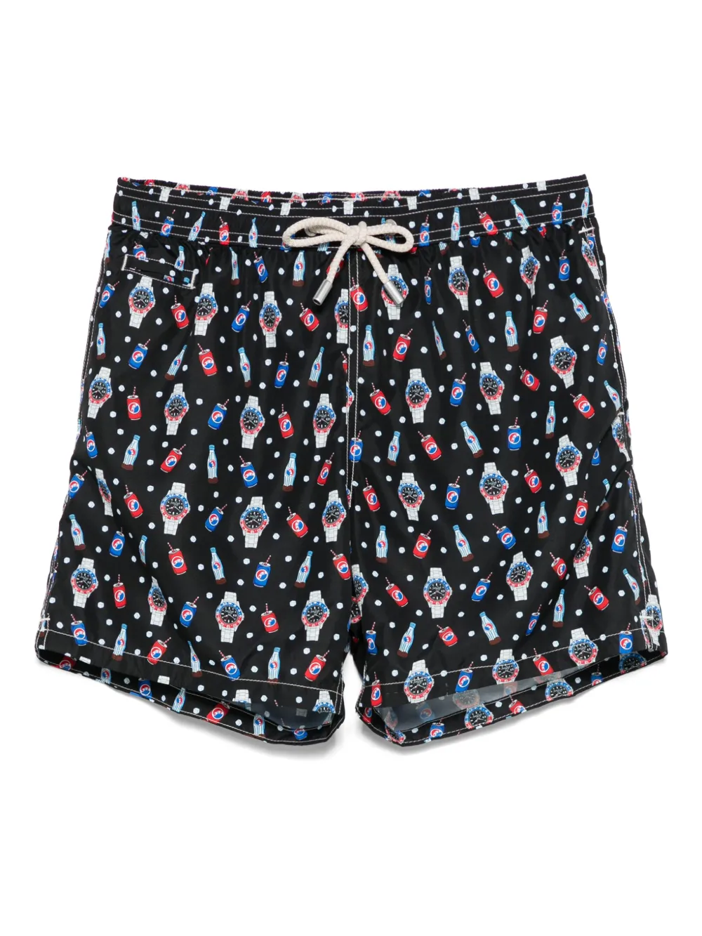 MC2 Saint Barth shorts de playa Lighting | negro | Image 1