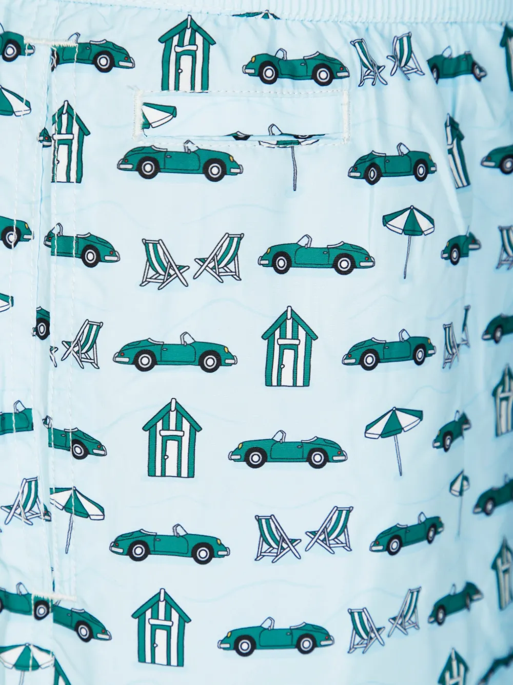 MC2 Saint Barth Zwembroek met print Blauw