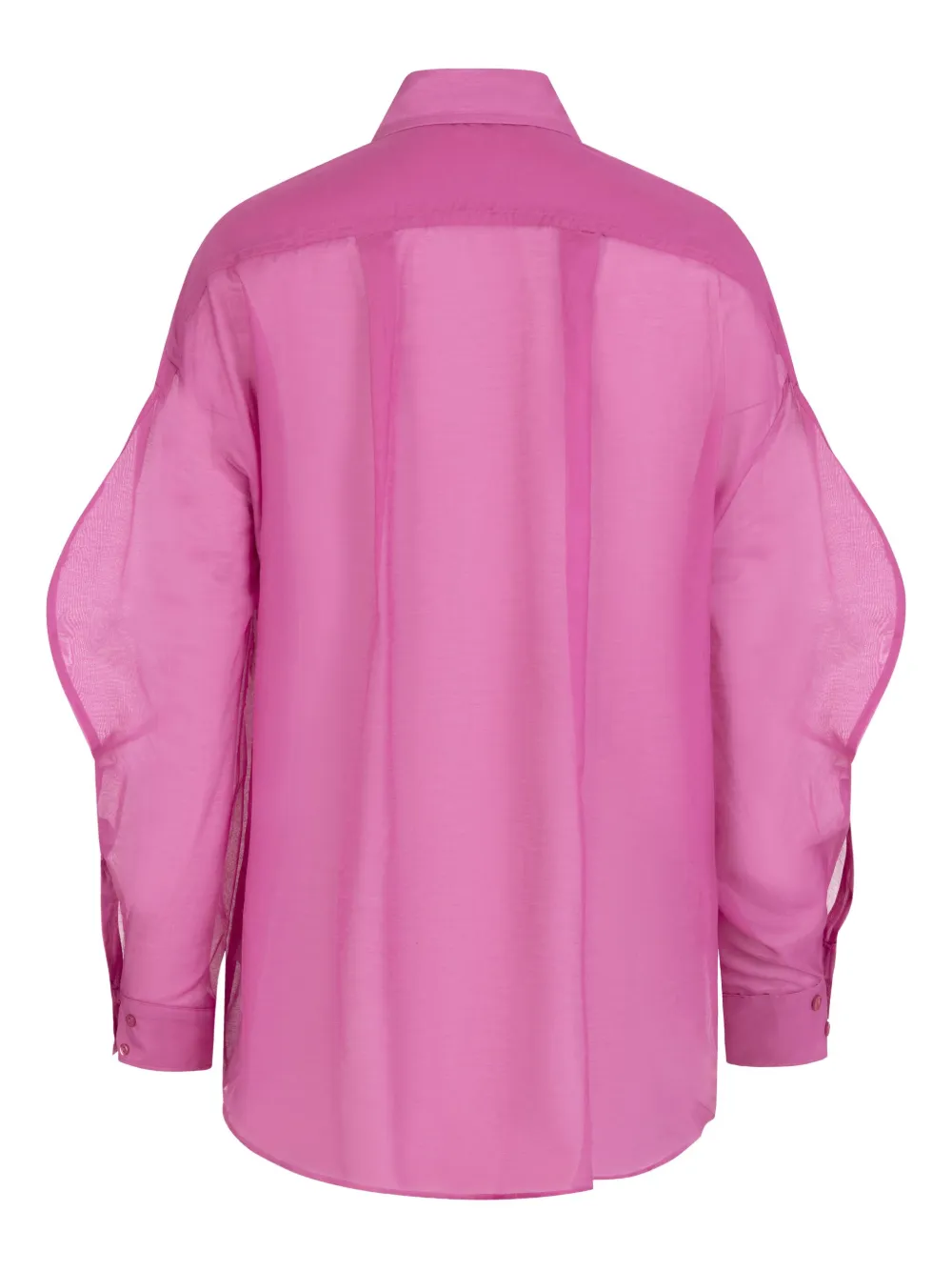 PARAMIDONNA Jade puffed-sleeve button-up shirt | Beach Cover-Ups | Image 2