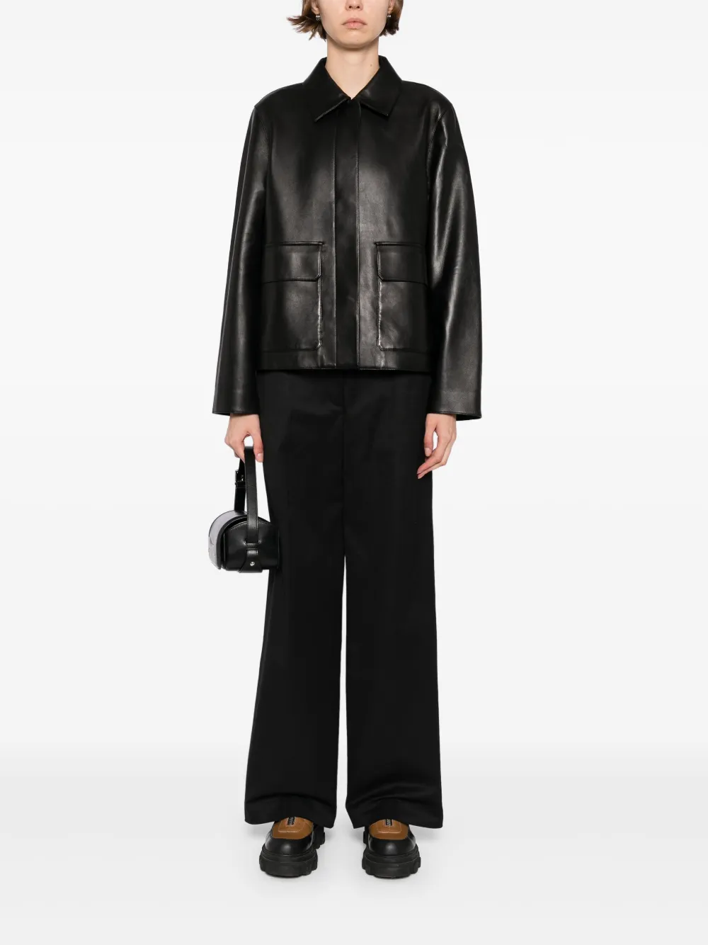 Theory Straight broek - Zwart