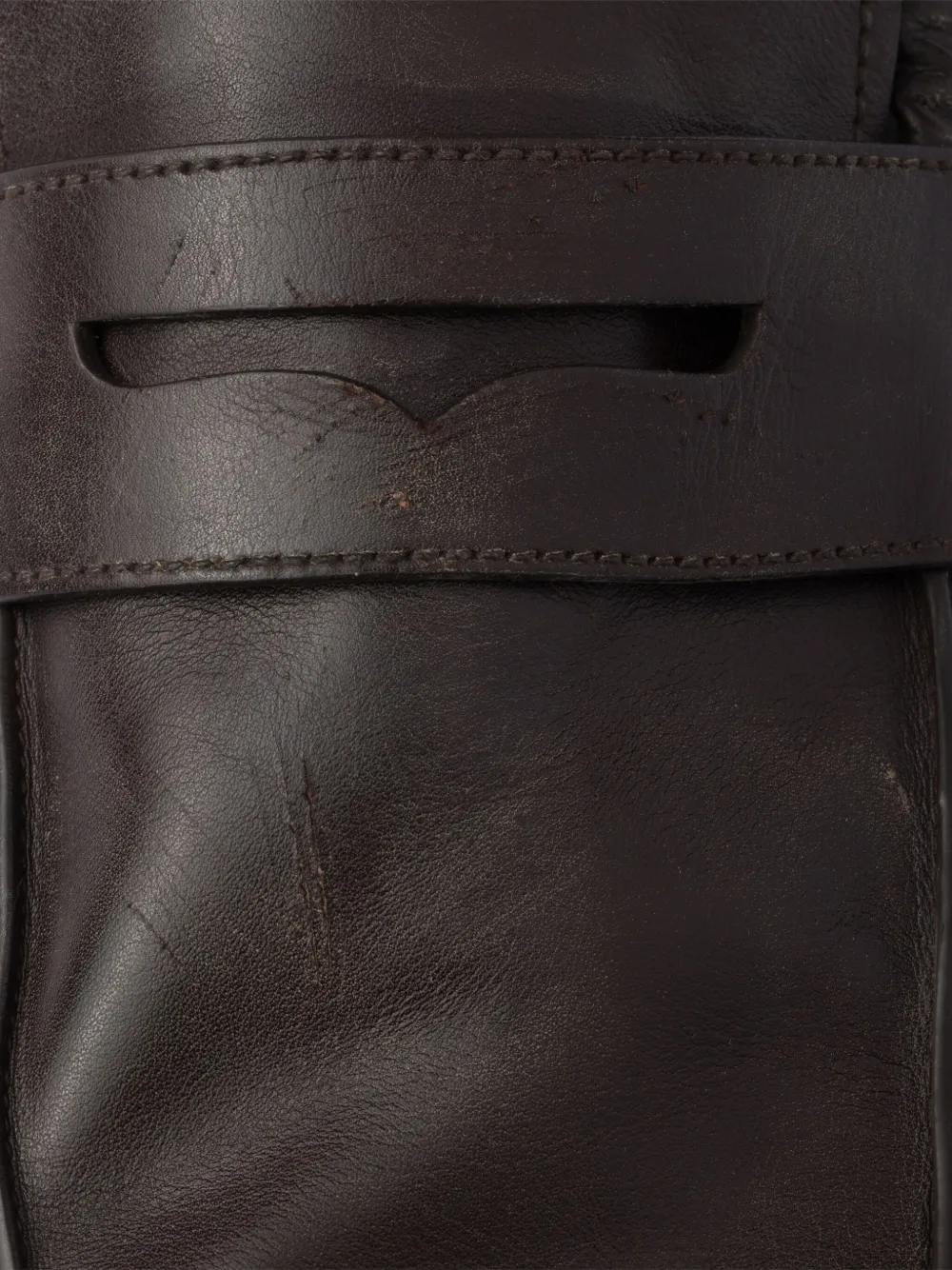 Prada Shuffle leather loafers Brown