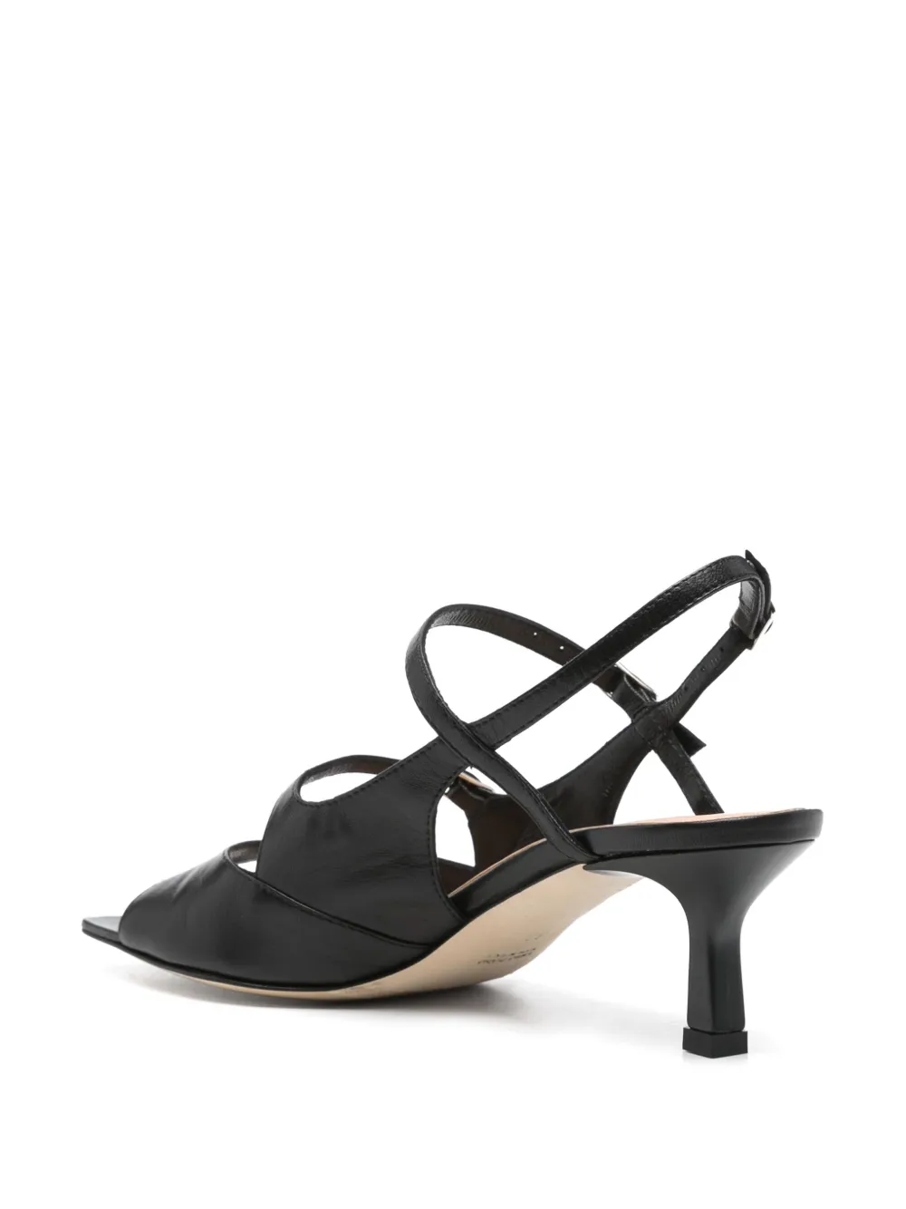 The Seller Sandalen met plateauzool Zwart