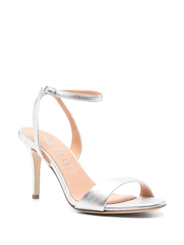 The Seller Sandali In Pelle 80mm | Argento | FARFETCH IT