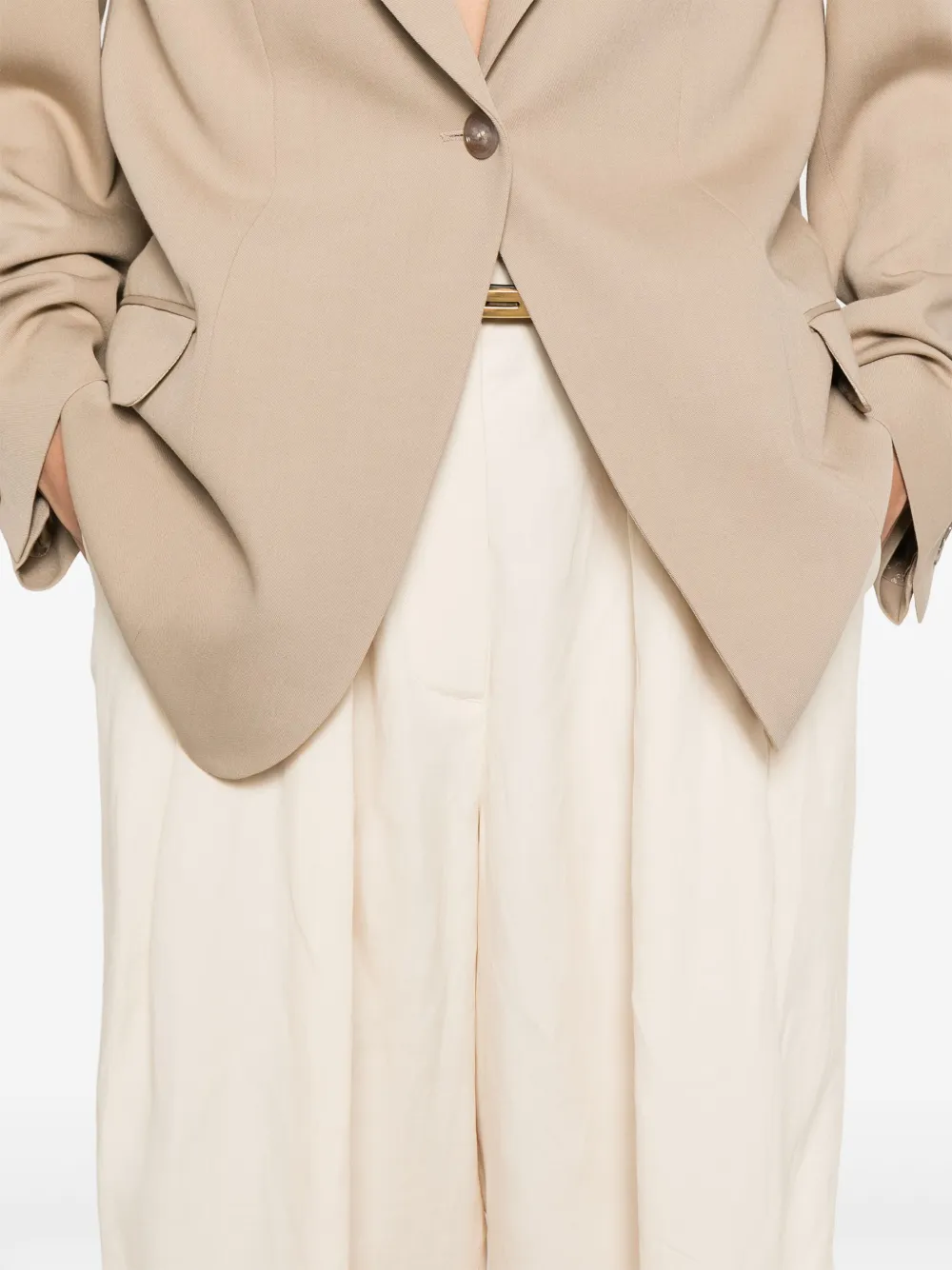 Stella McCartney Plooibroek Beige