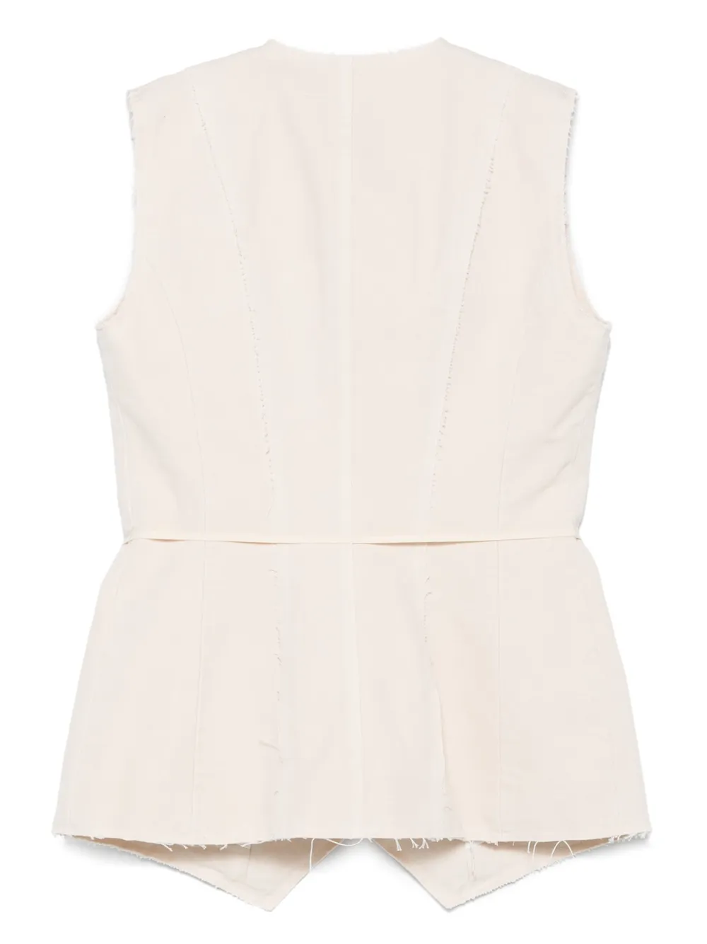 MM6 Maison Margiela Katoenen top Beige