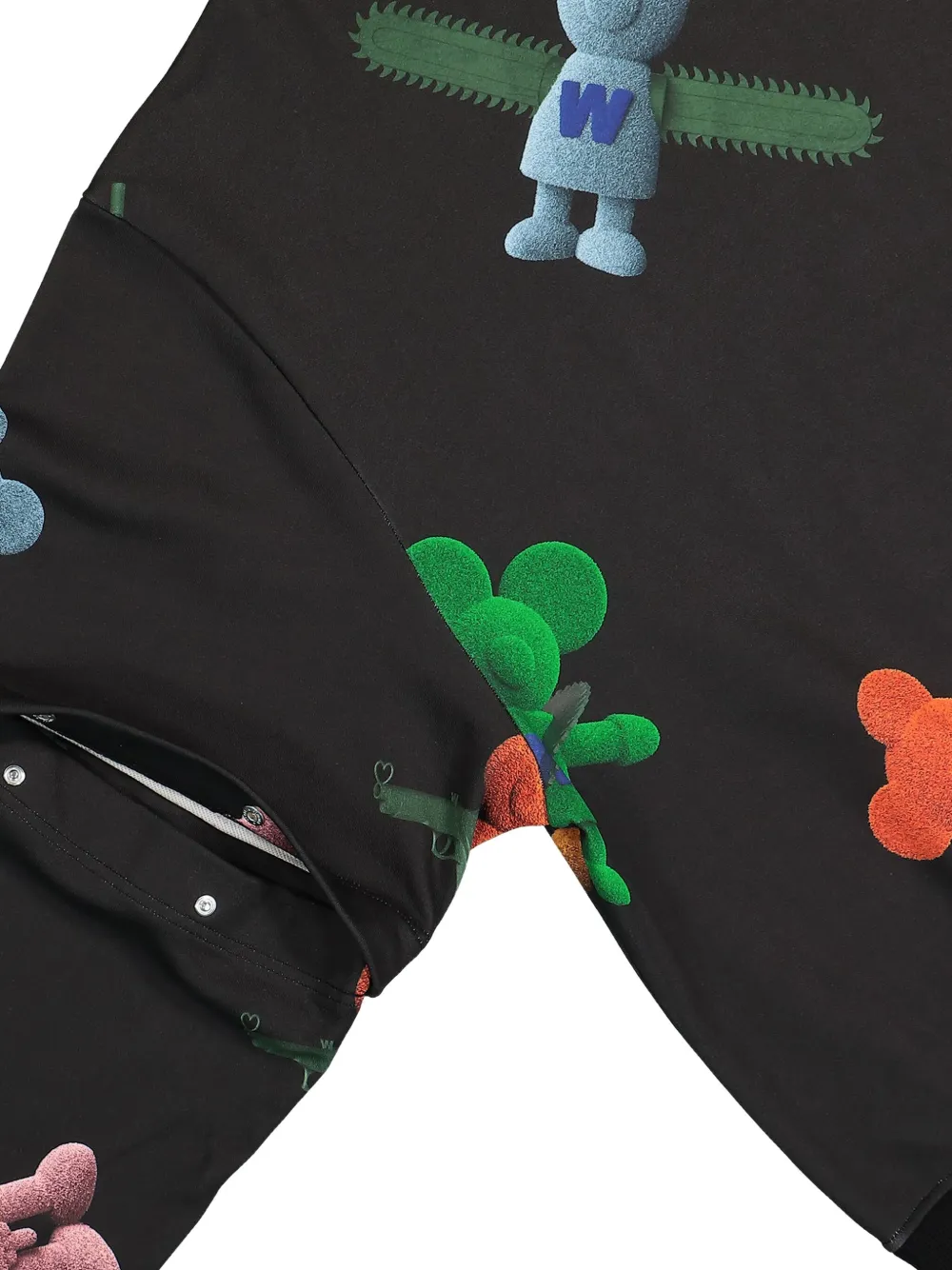 Walter Van Beirendonck Toyterror Sweat Super OS sweater Zwart