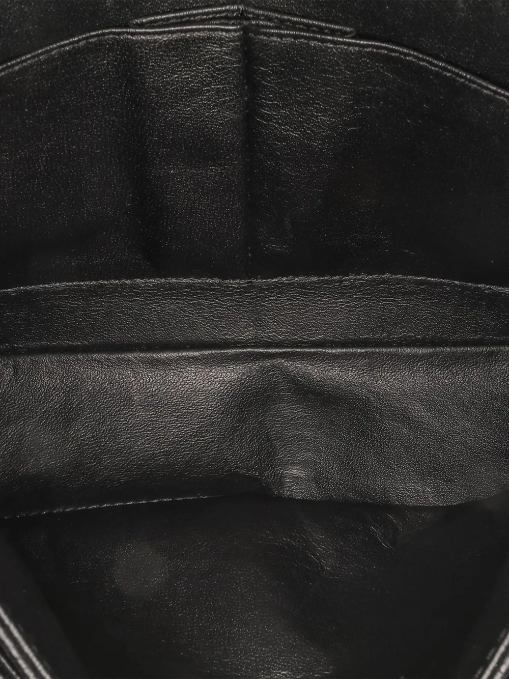 Pre-owned Chanel 2009-2010 Medium Classic Caviar Double Flap Shoulder Bag In Black